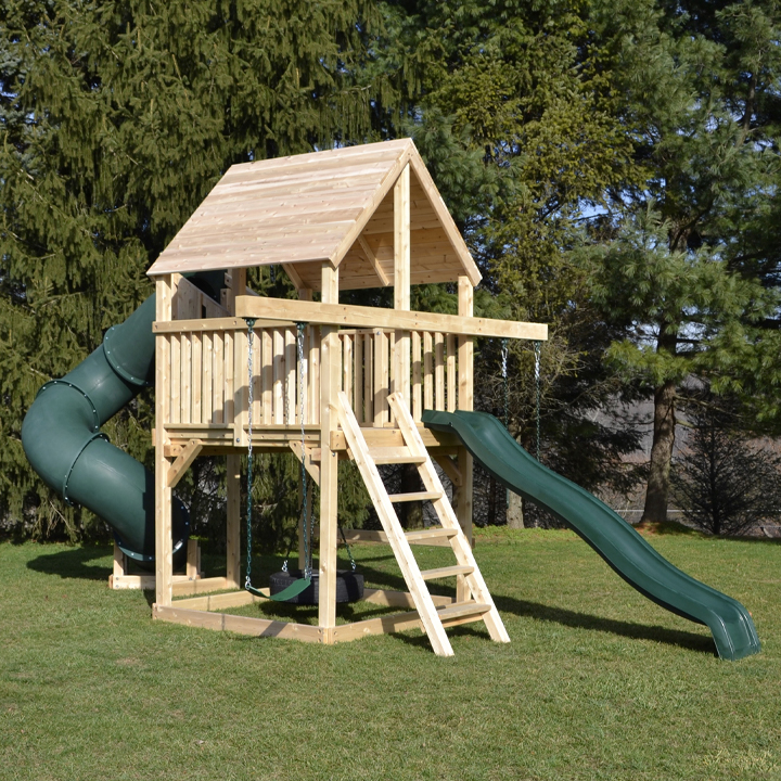 Bailey Space Saver Deluxe - Swing Sets - Triumph Play Systems