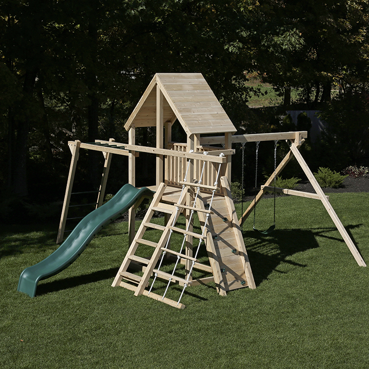 Dunmore Climber with Options - Swing Sets - Triumph Play Systems